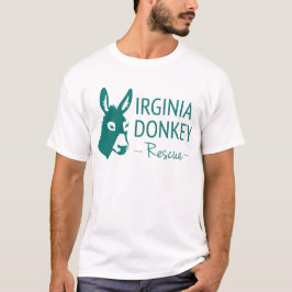 Virginia åsnarädding tee shirt