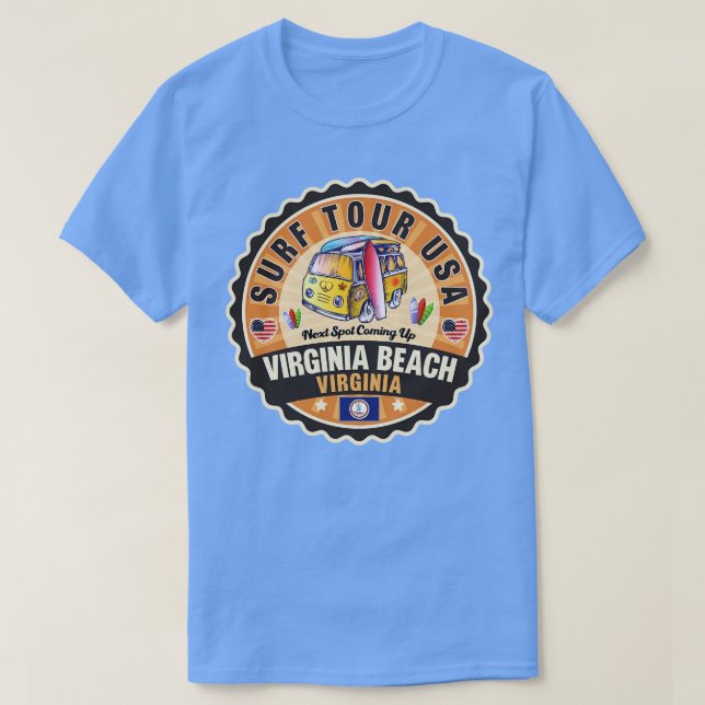 Virginia Beach 2 T Shirt (Design framsida)