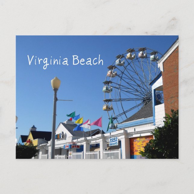 Virginia Beach Amusement Park Vykort (Framsida)
