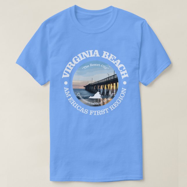 Virginia Beach (C) T Shirt (Design framsida)