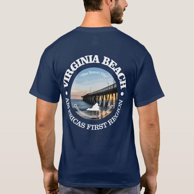 Virginia Beach (C) T Shirt (Baksida)