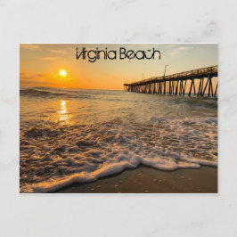 Virginia Beach Fishing Pier vid Sunrise Vykort