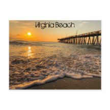 Virginia Beach Fishing Pier vid Sunrise