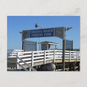 Virginia Beach Fishing Pier Vykort