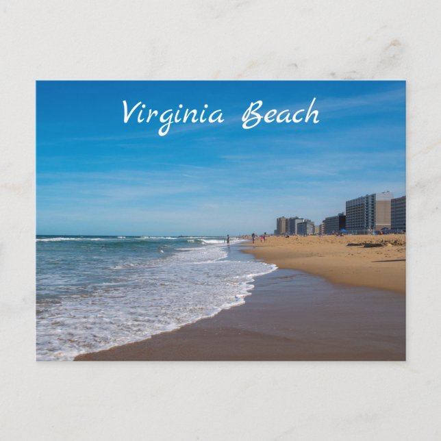 Virginia Beach i Virginia Vykort (Framsida)