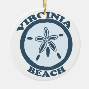 Virginia Beach. Julgransprydnad Keramik