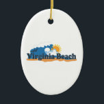 Virginia Beach. Julgransprydnad Keramik<br><div class="desc">Virginia Beach Virginia.</div>