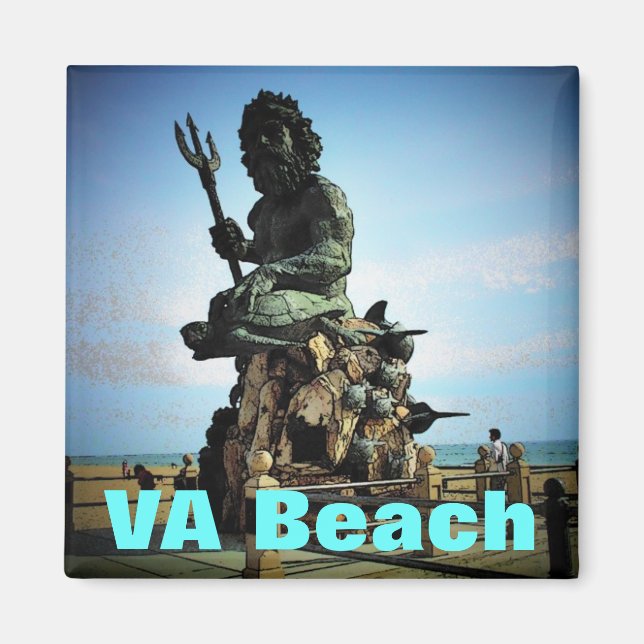 Virginia Beach Magnet (Framsidan)