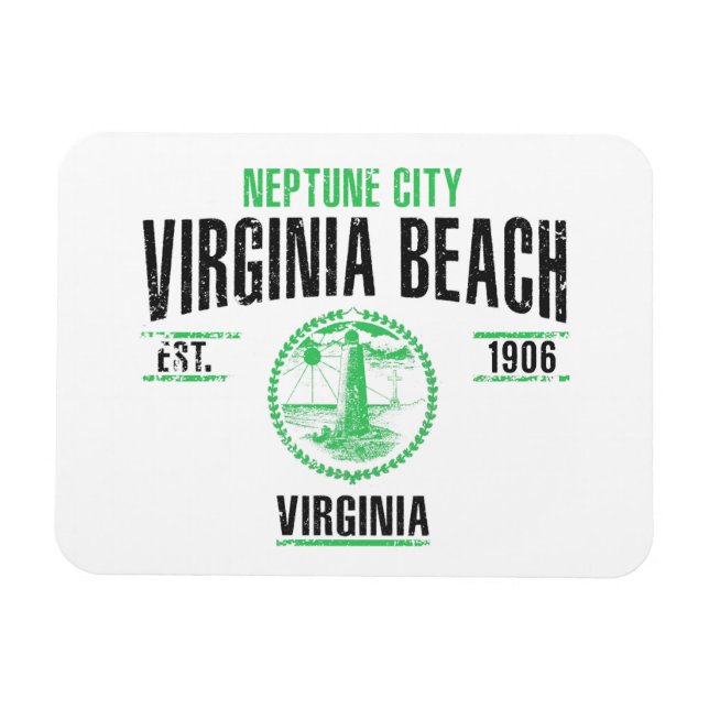 Virginia Beach Magnet (Horisontell)