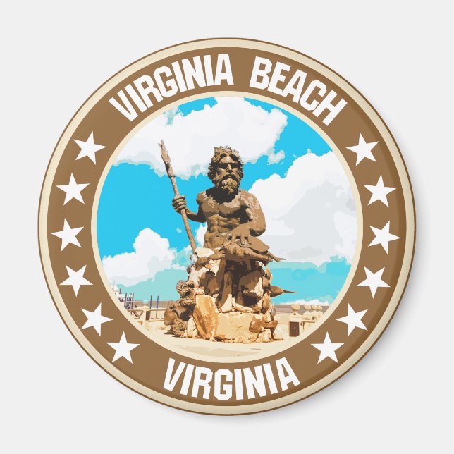 Virginia Beach Magnet (Framsidan)
