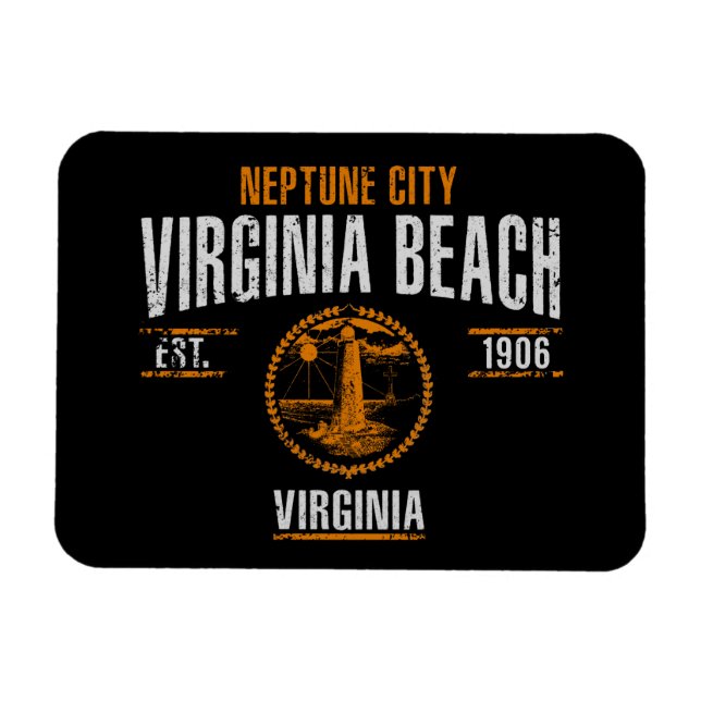 Virginia Beach Magnet (Horisontell)