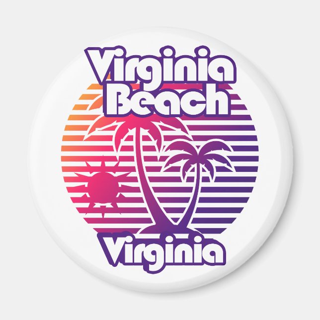 Virginia Beach Magnet (Framsidan)