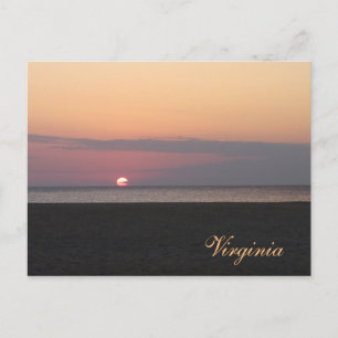 Virginia Beach på morgonen Vykort