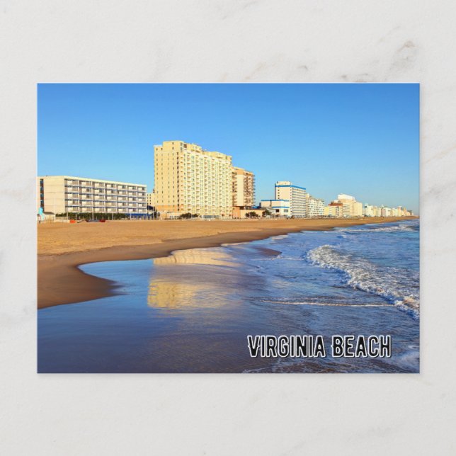 Virginia Beach Postcard Vykort (Framsida)