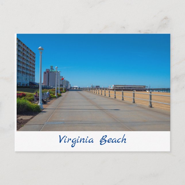 Virginia Beach Postcard Vykort (Framsida)