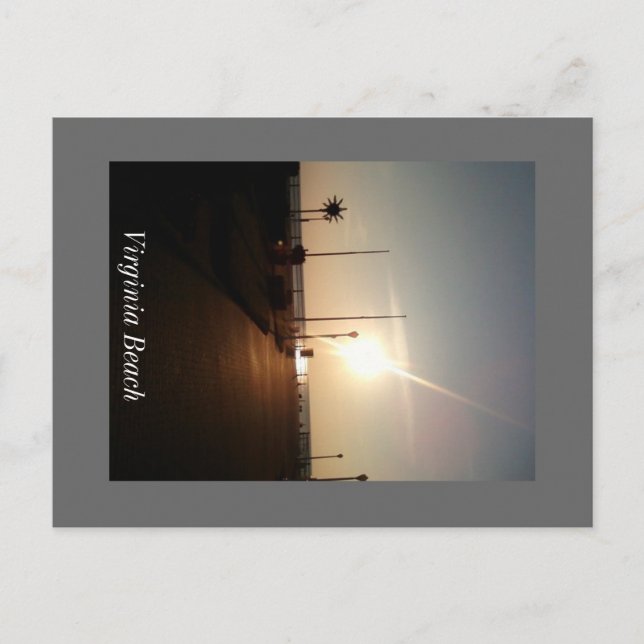 Virginia Beach soluppgång Vykort (Framsida)