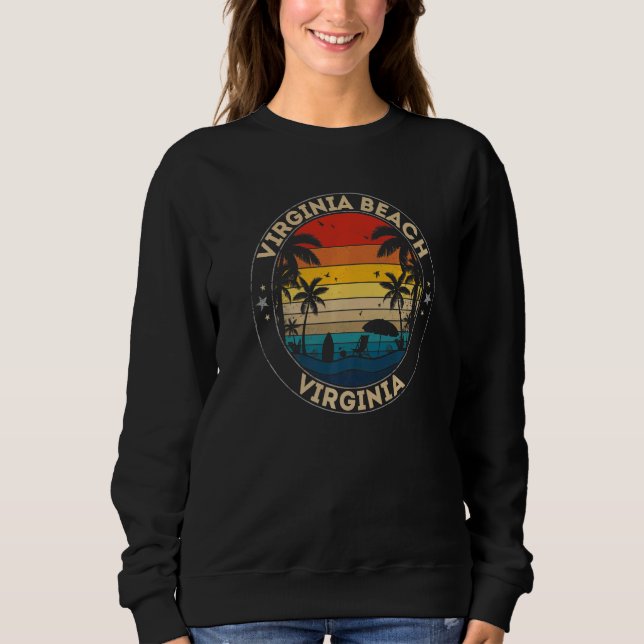 Virginia Beach Souvenir Virginia Reminder T Shirt (Framsida)