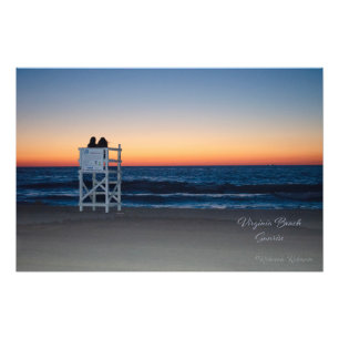 Virginia Beach Sunrise Fototryck