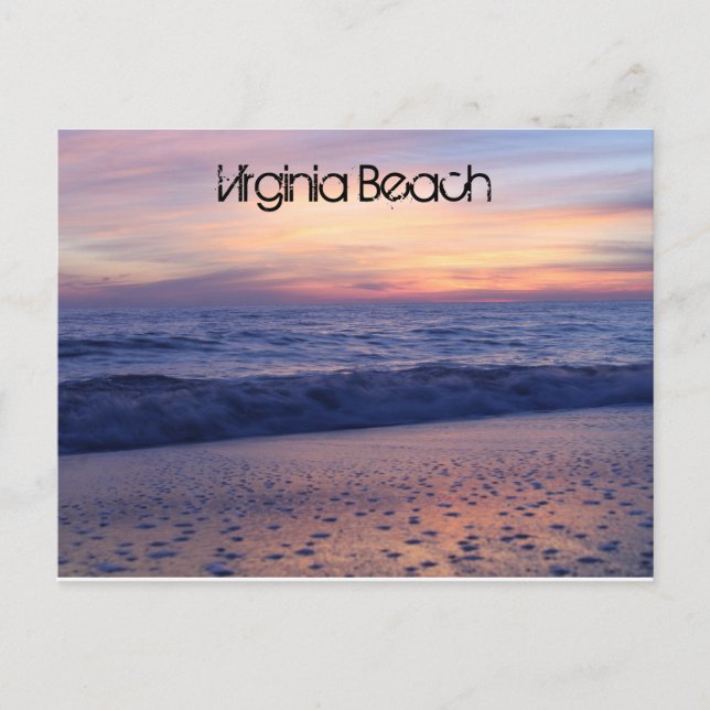 Virginia Beach Sunrise Vykort (Framsida)