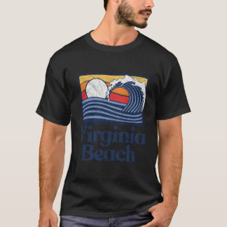 Virginia Beach Surfer Beach Wave T Shirt
