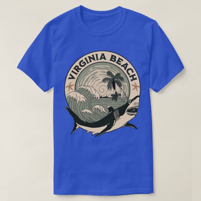 Virginia Beach T Shirt (Design framsida)