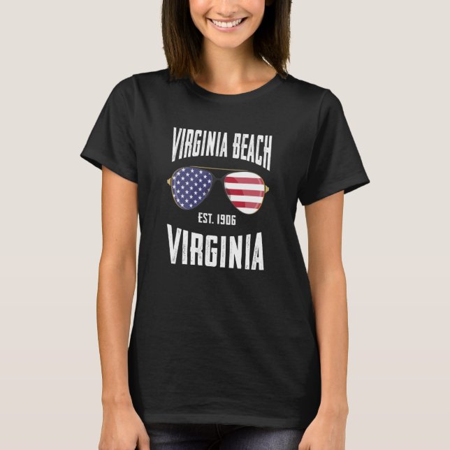 Virginia Beach T Shirt (Framsida)
