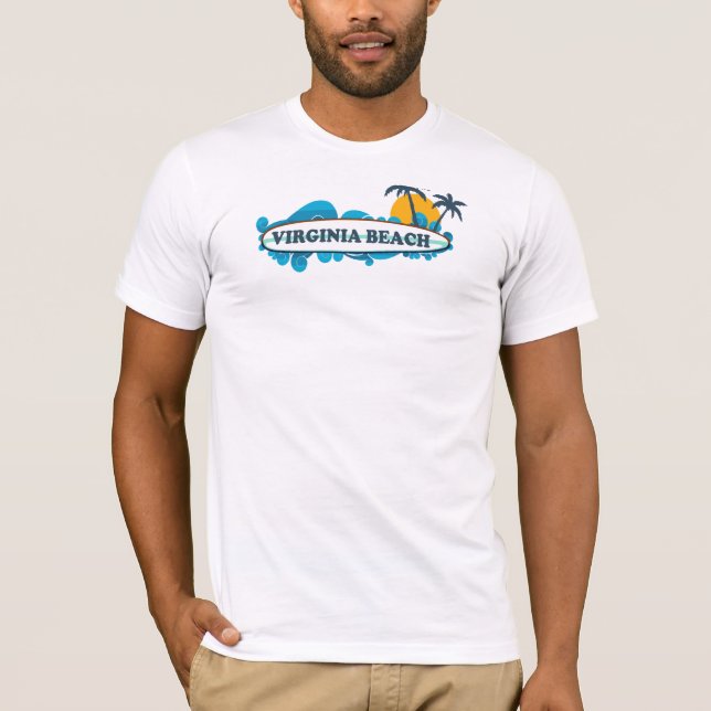 Virginia Beach. Tee Shirt (Framsida)
