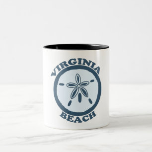 Virginia Beach. Två-Tonad Mugg