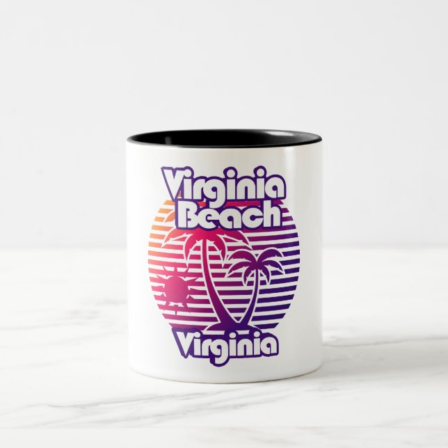 Virginia Beach Två-Tonad Mugg (Center)