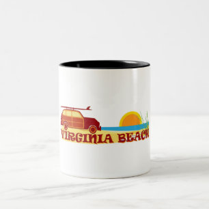Virginia Beach. Två-Tonad Mugg