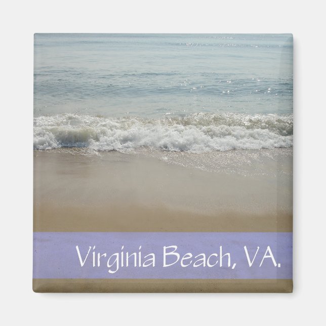 Virginia Beach, VA. Magnet (Framsidan)