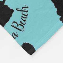 Virginia Beach, VA Neptune Statue Ocean Nautical Fleecefilt