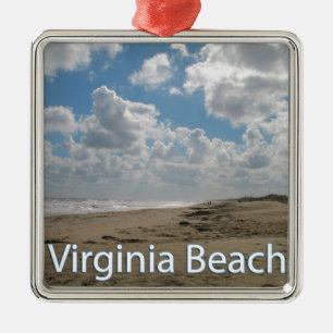 Virginia Beach VA Virginia kusten Julgransprydnad Metall