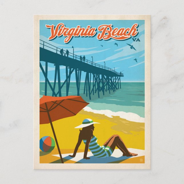 Virginia Beach, VA Vykort (Framsida)