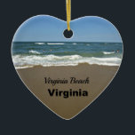 Virginia Beach, Virginia<br><div class="desc">"Virginia Beach, Virginia", Underbar souvenir från din Virginia Beach-semester! "Beach-scen med vågar kraschar på sand och ord!"</div>
