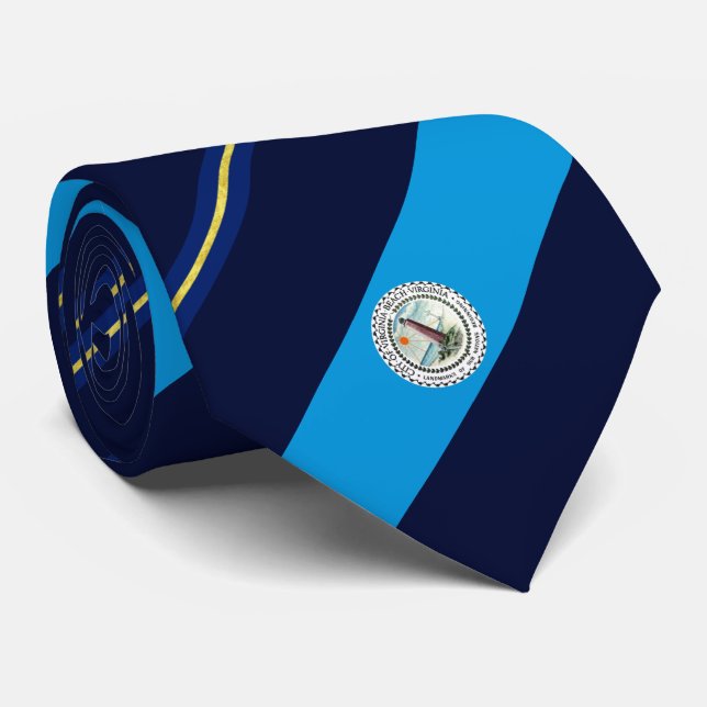 Virginia Beach (Virginia) city flagga Neck Tie Slips (Rullad)