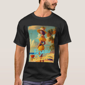 Virginia Beach Virginia Parasdise Bevacke T Shirt