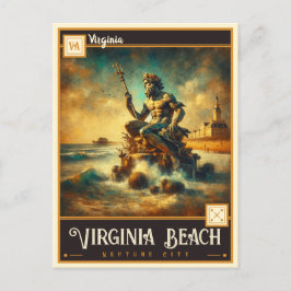 Virginia Beach, Virginia | Postkort för Vintage Vykort