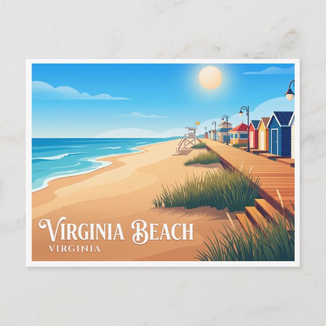 Virginia Beach Vykort (Framsida)