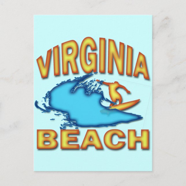 VIRGINIA BEACH VYKORT (Framsida)