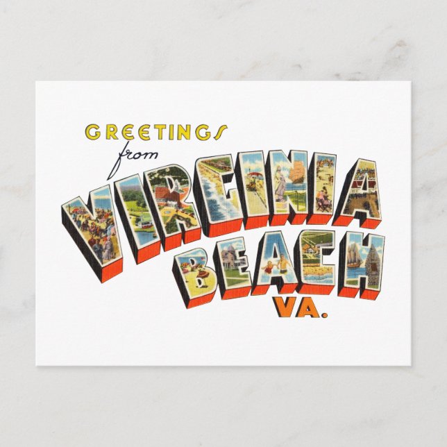 Virginia Beach Vykort (Framsida)