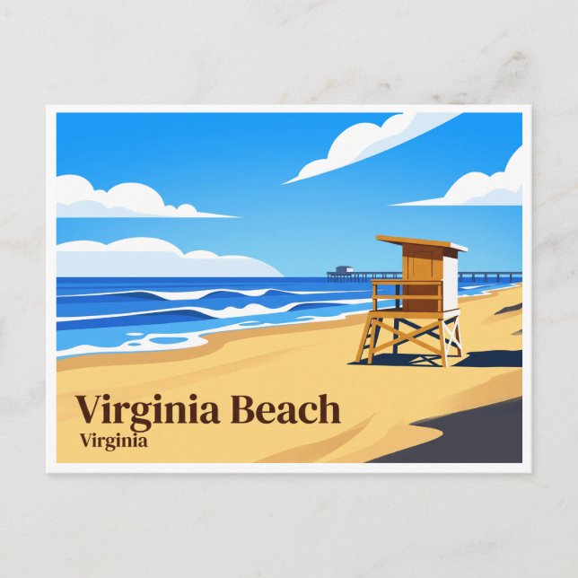 Virginia Beach Vykort (Framsida)