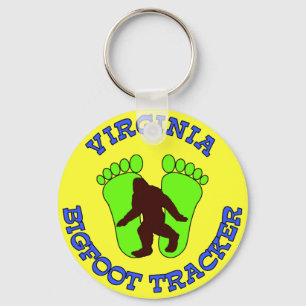 Virginia Bigfoot bogserare Nyckelring
