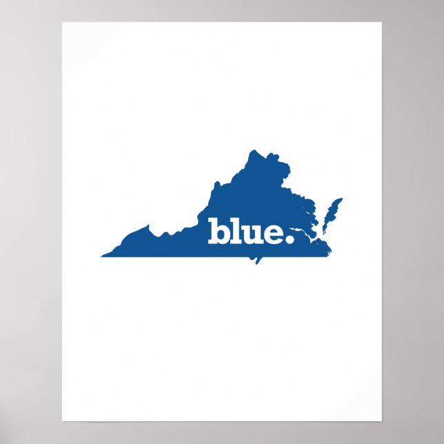 VIRGINIA BLUE STATE POSTER (Framsidan)