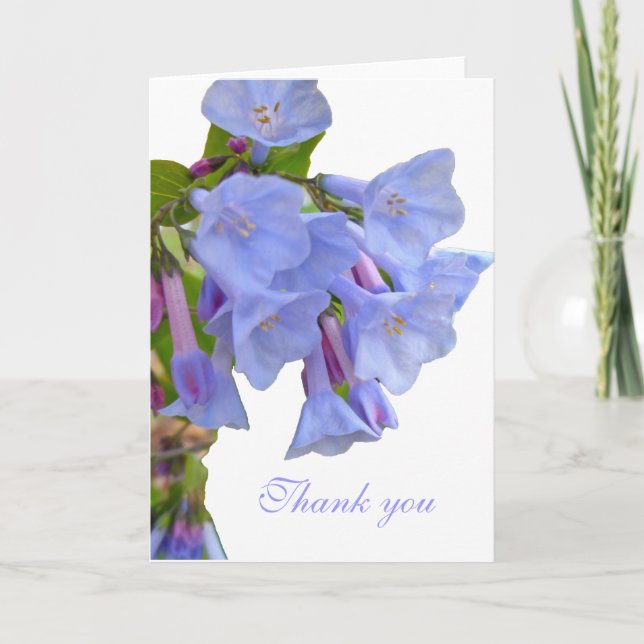 Virginia Bluebells Tack Coordinated Item Kort (Framsida)