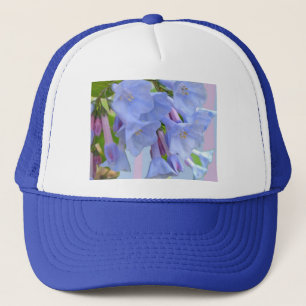 Virginia Bluebells WildblommHat Truckerkeps