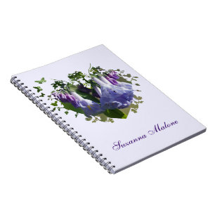 Virginia Bluebells Wildblommor Anteckningsbok Med Spiral