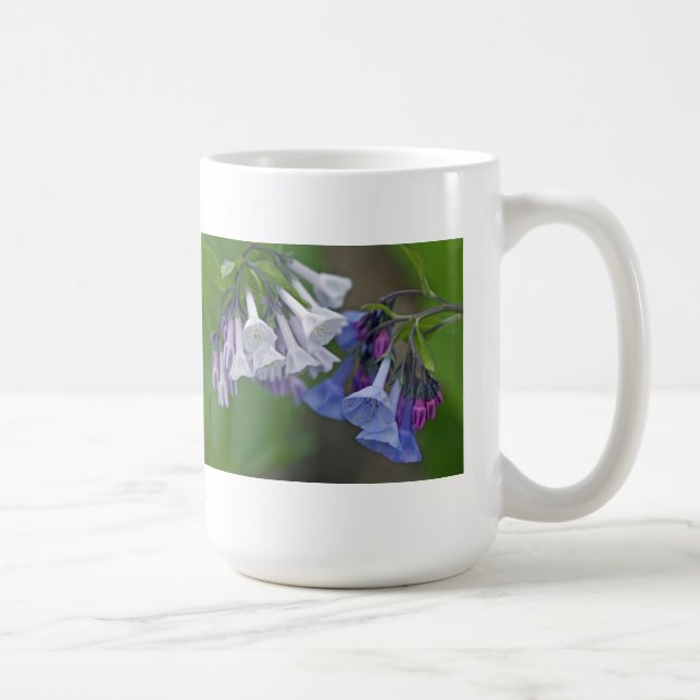 Virginia Bluebells Wildblommor Kaffemugg (Höger)