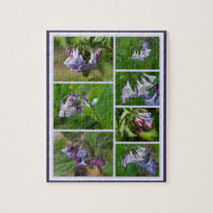 Virginia Bluebells Wildblommor Pussel