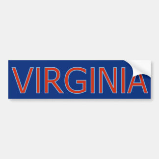 Virginia Bumper Sticker Bildekal